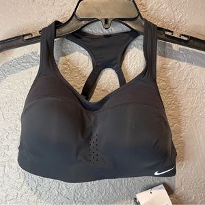 NIKE DRI FIT ALPHA TRAINING HIGH SUPPORT PADDED SPORTS BRA XS, BLACK
